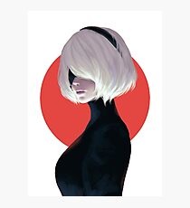 Nier automata 2B Photographic Print
