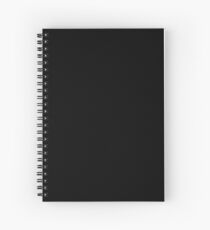 PLAIN BLACK | SOLID BLACK | DARKEST BLACK | MOONLESS SKY | ACCENT BLACK | HIGHEST SELLING BLACK Spiral Notebook