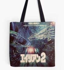 Aliens Japanese Poster Tote Bag