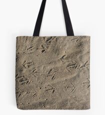 Quail tracks Tote Bag