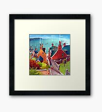 Sea houses. Gardenstown. Framed Print
