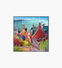Sea houses. Gardenstown. Art Board Print