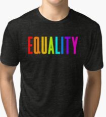 EQUALITY RAINBOW GAY Tri-blend T-Shirt