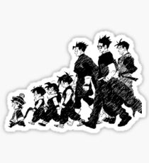 Gohan through the Ages Sticker