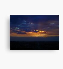 Sunset from Shangri-la (Landscape) Canvas Print