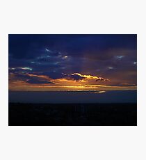 Sunset from Shangri-la (Landscape) Photographic Print