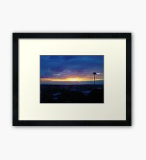 Sunset from Shangri-la (final) Framed Print