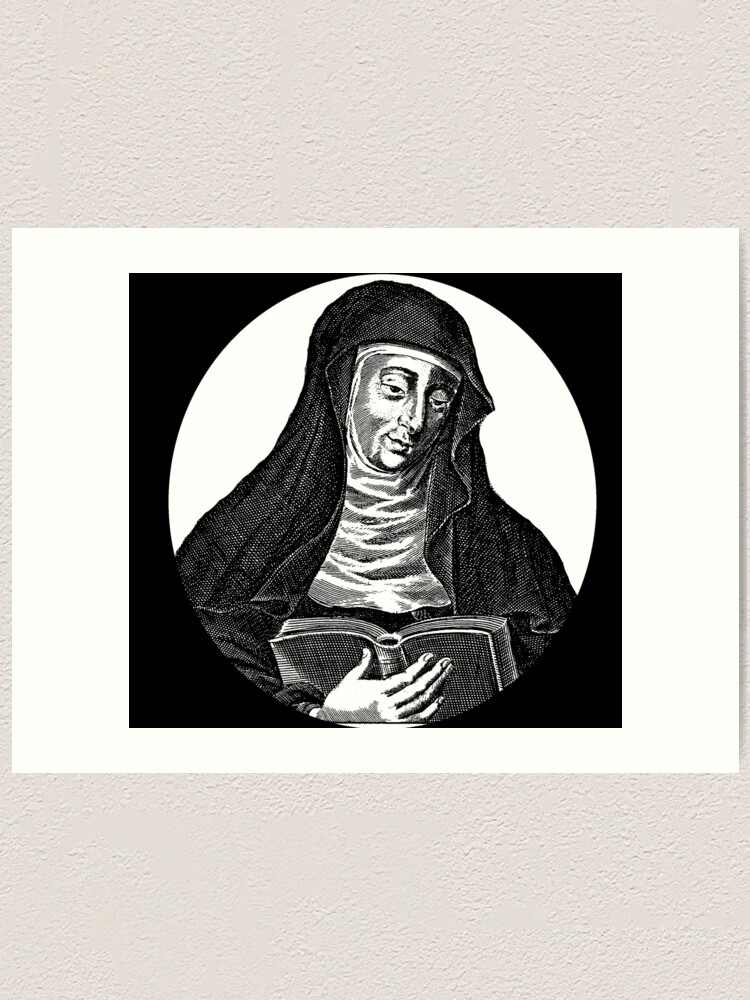Alternate view of Hildegard von Bingen Art Print