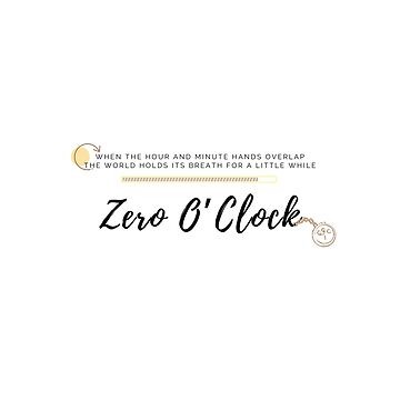 BTS Zero O'clock Lyrics Beautiful Quote Wall Art 