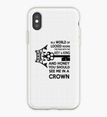Moriarty Key Quote - Black Text iPhone Case