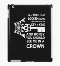 Moriarty Key Quote - White Text iPad Case/Skin