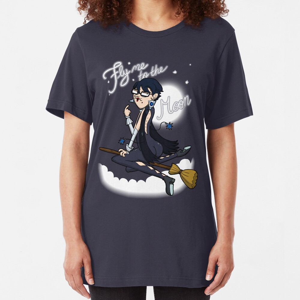 Fly me to the moon... Slim Fit T-Shirt