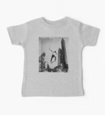 City Street Skateboard Skater Filmstrip, Baby Tee