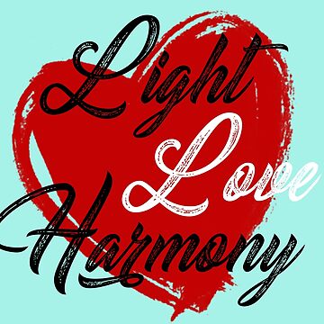 Artwork thumbnail, Light, Love & Harmony - Willow Bend Zen decal by Soul-Bird