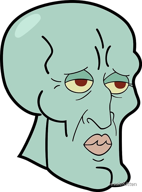 Squidward Beautiful Face