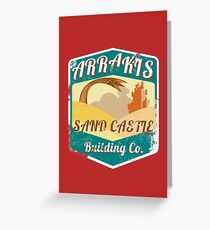 ARRAKIS SAND CASTLE BUILDING COMPANY Greeting Card