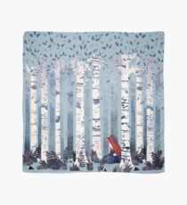 The Birches (in Blue) Scarf
