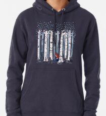 The Birches (in Blue) Pullover Hoodie