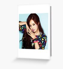 SNSD Girls Generation-Yuri Greeting Card