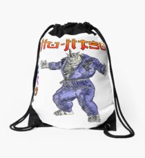 Jiu-Jitsu Beast Rhino Drawstring Bag