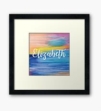 Personalised Art Framed Print