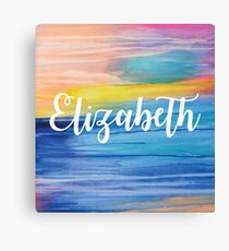 Personalised Art Canvas Print