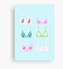 feminist bras Canvas Print