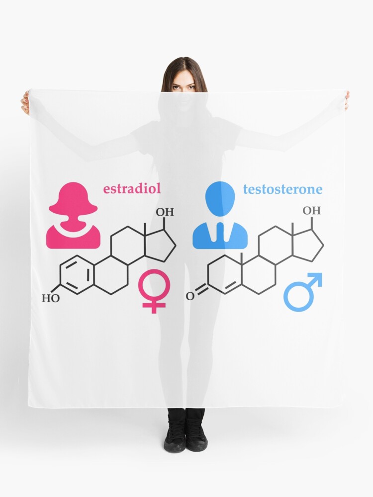 Hormona del hombre testosterona y de la mujer