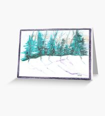 Winter Scene Greeting Card