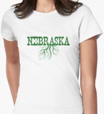 Nebraska Roots Women's Fitted T-Shirt