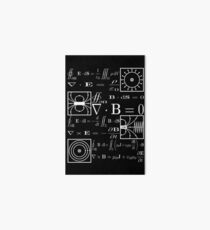 Maxwell's Equations Art Board