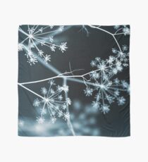 Midnight Glow. Dark Floral Scarf