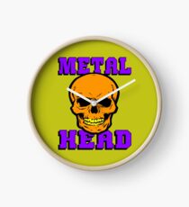 METAL HEAD Clock