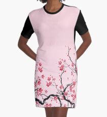 Kirschblüte T-Shirt Kleid