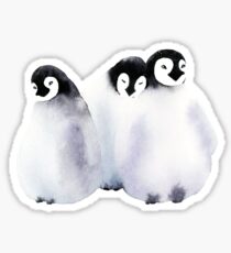 Fluffy Penguins - Baby Animals Sticker