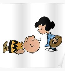 The Peanuts - Charlie Brown and Lucy Poster