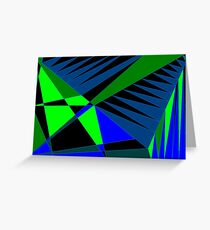 Blue Greeting Card