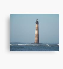 This little Light on Morris Island Canvas Print