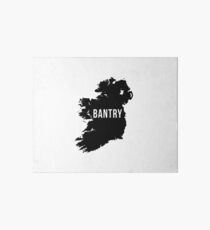 Bantry, Ireland Silhouette Art Board