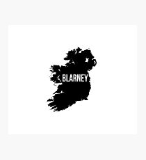Blarney, Ireland Silhouette Photographic Print