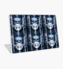 woman's skull Laptop Skin