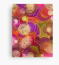 Ink On Ink Canvas Print