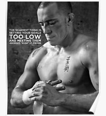 George St Pierre Poster