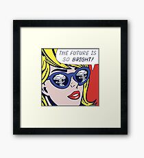 Pop Optimistic Girl Framed Print