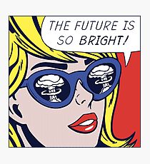 Pop Optimistic Girl Photographic Print