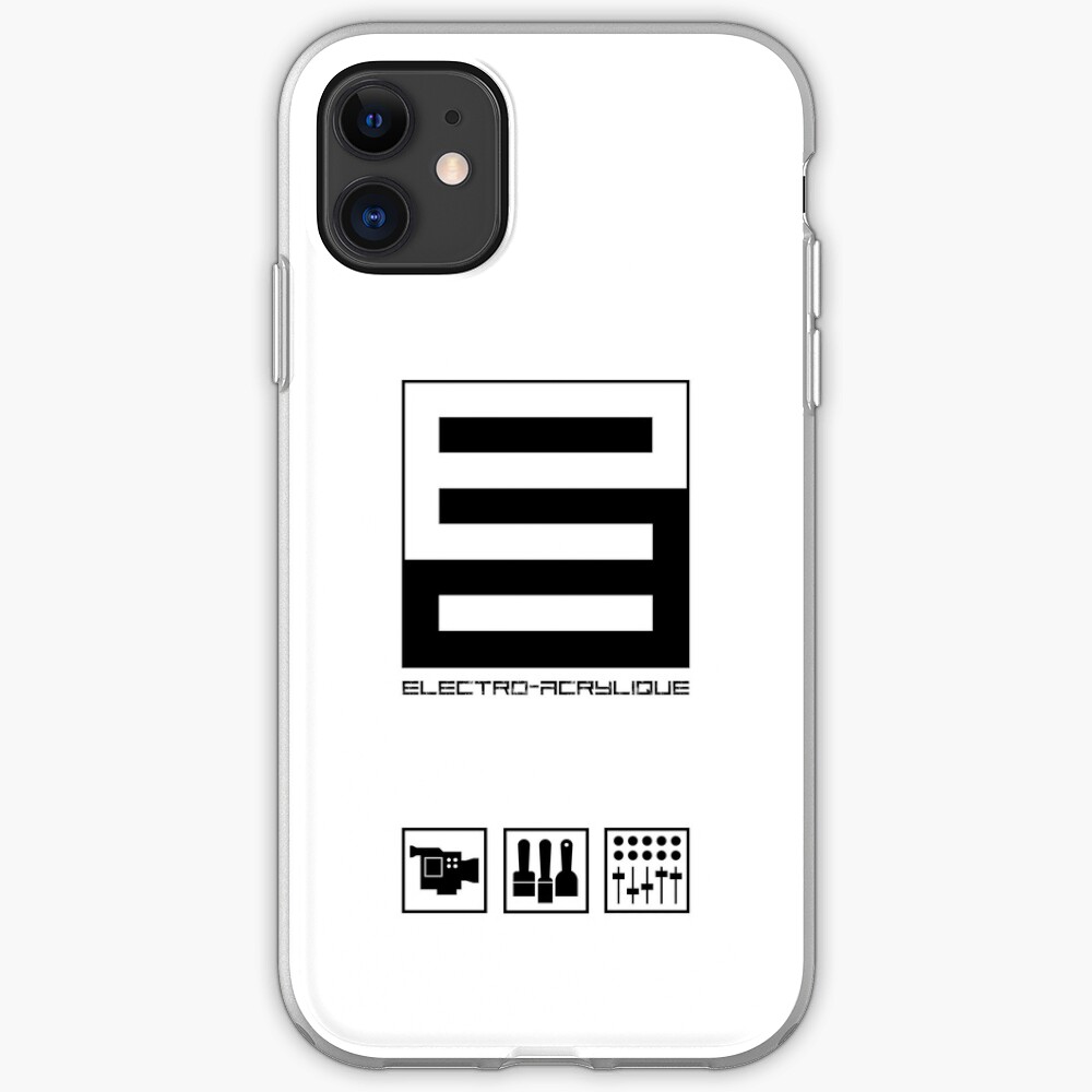 Coque iPhone « Electro-Acrylique»