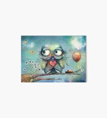 little wood owl Art Board