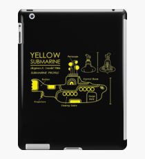 Yellow Submarine Blueprint iPad Case/Skin