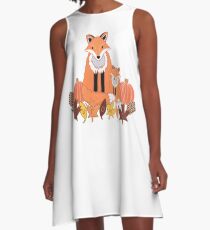 Automne (Autumn) A-Line Dress