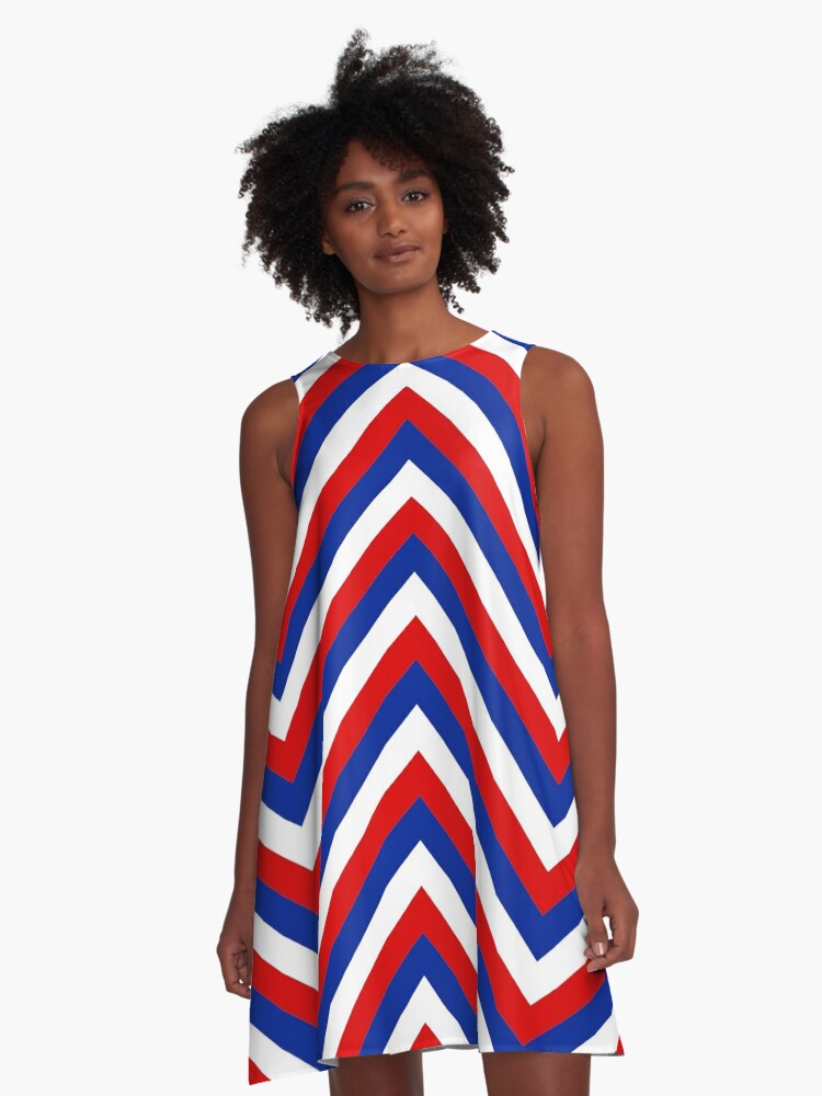 red white and blue dress